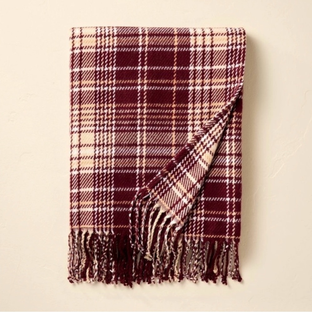 Hearth & Hand with Magnolia Fall Plaid Woven Throw Blanket